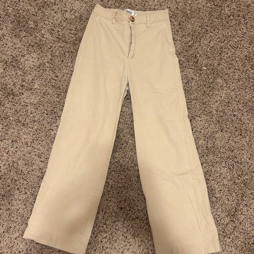 Princess polly baggy beige jeans size 0 in US
